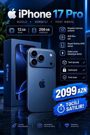 iphone 6 ikinci el: IPhone 17 Pro, 256 GB — 1