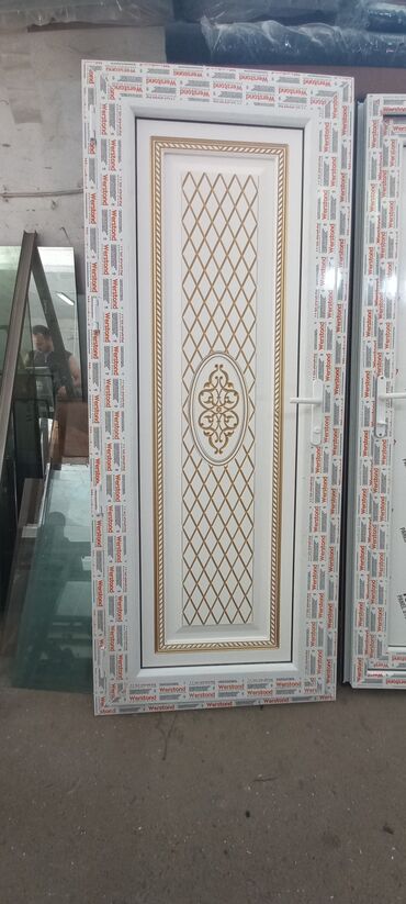 Qapıların təmiri: Plastik Naxışlı Hamam Qapıları — 2