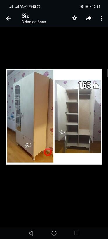 Dolablar: Yeni, Açılan, Düz dolab, Şifonyer, Azərbaycan — 5