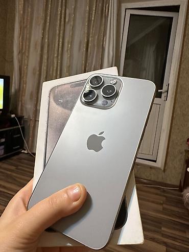 ref iphone satisi: IPhone 15 Pro Max, 256 GB, Gümüşü, Face ID — 1