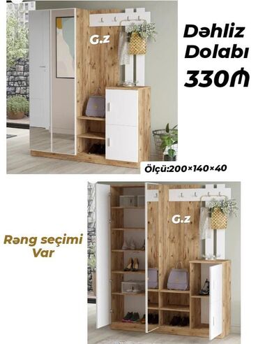 Dolablar: Yeni, Düz dolab, Dəhliz dolabı — 11