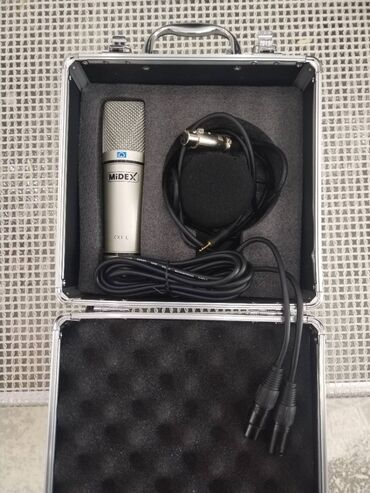 Mikrofonlar: Mikrafon midex CX1 48 vt dəstəkləyir təzədir, çox keyfiyyətli