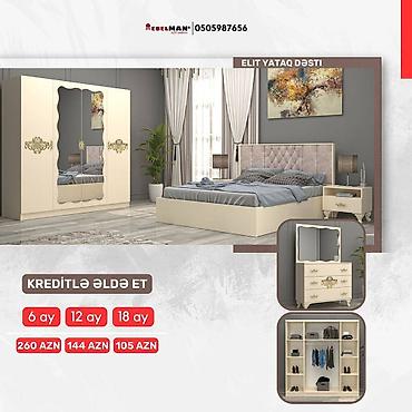 ay: Yeni yataq dəstləri KREDİTLƏ Yeni model ecazkar yataq dəstləri tək — 8