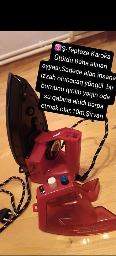 ofis masa üstü aksesuar: Məhsul: Elektrik ütüləri dəsti - Şəbəkə ilə işləyən, buxarlı və — 1
