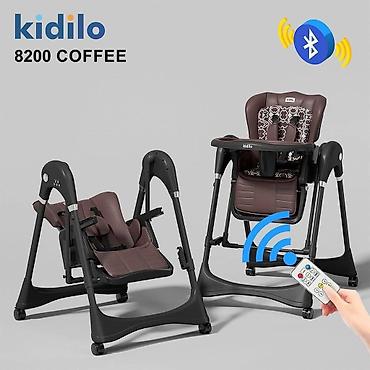 kidilo 8200: 👶 Kidilo 8200 – 4-də 1 Uşaq Yemək Stulu ✨ (Stul + Elektroyelləncək + — 6