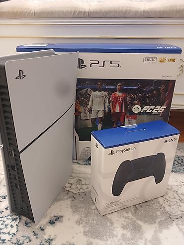 ps5 oyun yazılması: Sony PlayStation 5 (Disk sürücülü versiya) – EA Sports FC 26 bundl — 1
