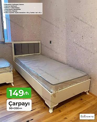 tek kravat ucuz: Çarpayı – 90×200 sm - Mexanizm: açılmayan, bazasız - Sıyırma — 1
