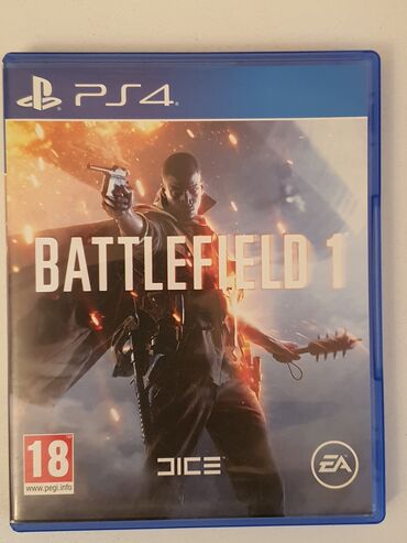 playstation 2 oyun diskleri: Battlefield 1, Шутер, Б/у Диск, PS4 (Sony Playstation 4), Самовывоз