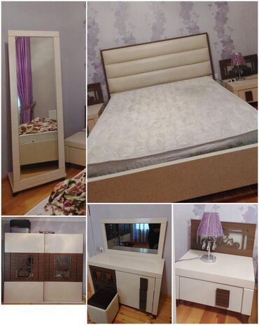 Asılqanlar: İkinəfərlik çarpayı, Dolab, Termo, 2 tumba, İşlənmiş