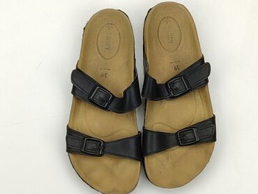 legginsy ze skóry: Flip flops for women, 39, condition - Good