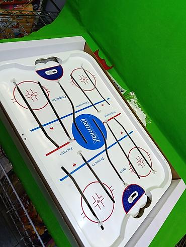 Настольные игры: Хоккей игра настольная🏑 Комплектация товара: игровое поле, 2 ворот — 4