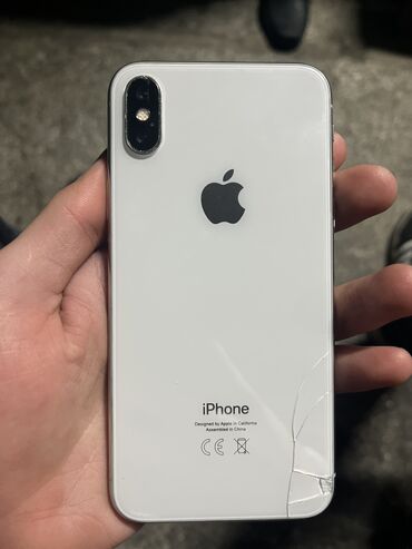 Mobil telefonlar: IPhone X, 256 GB, Ağ, Kredit, Simsiz şarj, Face ID