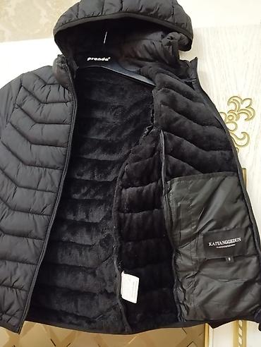 kinder one piece: Qara rəngli kapüşonlu qış gödəkçəsi - Rəng: qara - Model: yüngül — 3