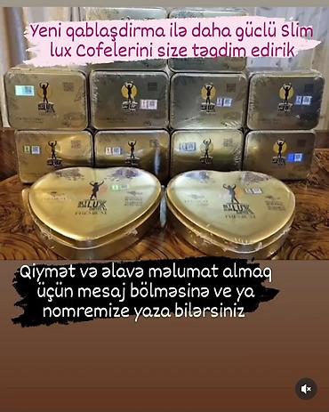 coffee lavazza: Slim Lux Coffee arıqlama yönümlü instant qəhvədir. Məhsul yeni — 3