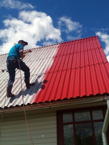 Сантехнические работы: Красим крыши, по краска крыши красим навесы фасады помещения