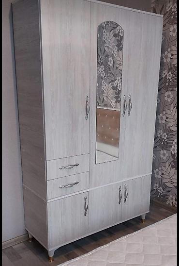 skaf ucuz: 3 qapılı paltar dolabı - Material: laminat - Ölçü: 2 m × 45 sm × 1.20 — 4