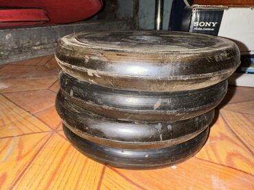 Ştanqlar və ştanq diskləri: Çəki: 80 kq, İşlənmiş — 7