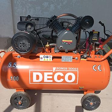 циркуляционный насосы: Воздушный компрессор DECO Power Tools - Тип: поршневой, ременной — 1