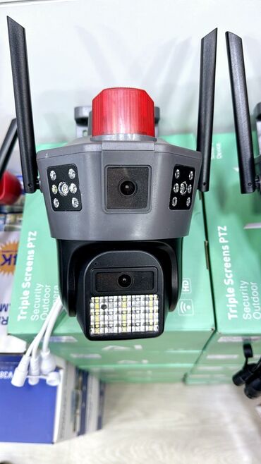 kamera satılır: Simsiz Wifi ptz 2 kamera 360° 8mp/4K Çöl səraiti ücün matorlu 2