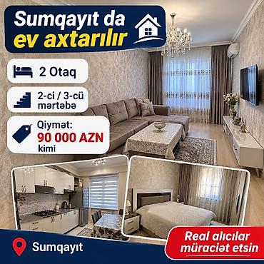 quba kirayə ev: Ev axtaram Sumqayıt ərazisinde mikrayon olsun 2-3 mertebe 2 otaq satan — 1