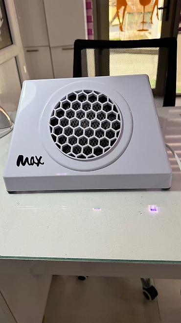 mini evler: Max brendi manikür üçün toz toplayıcı aspirator - Masaüstü model, ağ — 1