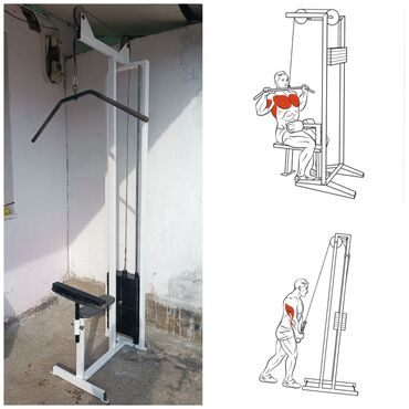тренажер: Провсональный тренажёр для тяга верхний блок и трицепс (тренажёр