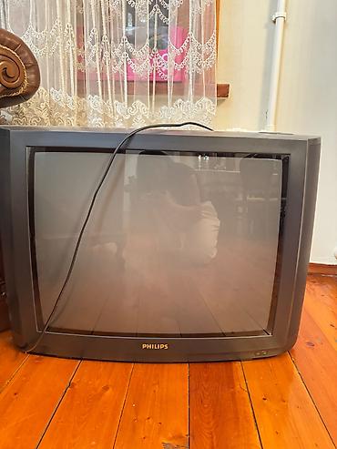 retro televizor: İşlənmiş Televizor Philips 28" Ünvandan götürmə — 2