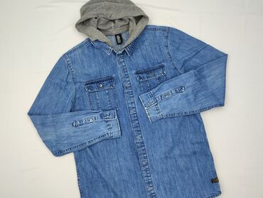 kurtka zimowa zalando: Children's jeans jacket, 14 years, 158-164 cm, H&M, condition - Perfect