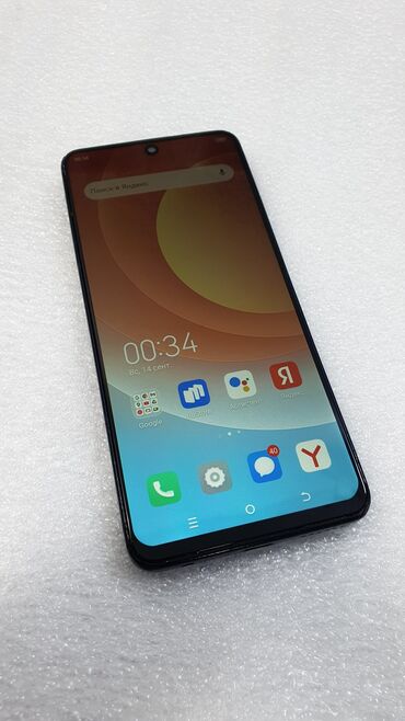 беспроводной телефон: Tecno Camon 19, Б/у, 128 ГБ, цвет - Синий, 2 SIM