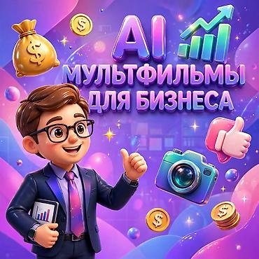Бизнес үчүн жабдуулар: AI-мультфильмы для бизнеса Делаю AI-мультфильмы Что получаете — 1