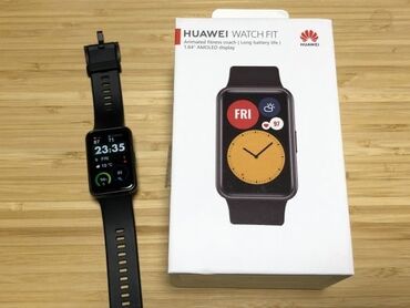 Kompüter, noutbuk və planşetlər: İşlənmiş, Smart saat, Huawei, Аnti-lost, rəng - Qara