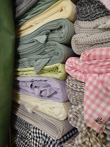 Другой текстиль: Ткани в рулонах — хлопок/хлопковые смеси в клетку и полоску - — 2