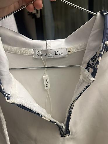 Christian Dior qadın dəsti - Rəng: ağ, tünd-göy Dior monoqram — 2