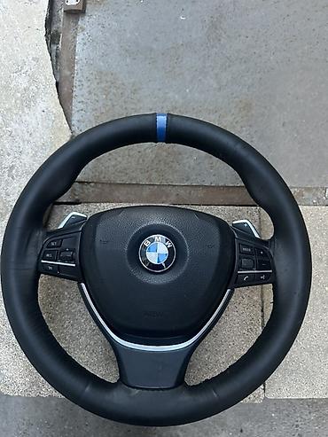 BMW sükan çarxı – çoxfunksiyalı - Orijinal BMW sükanı, dəri üzlü. -