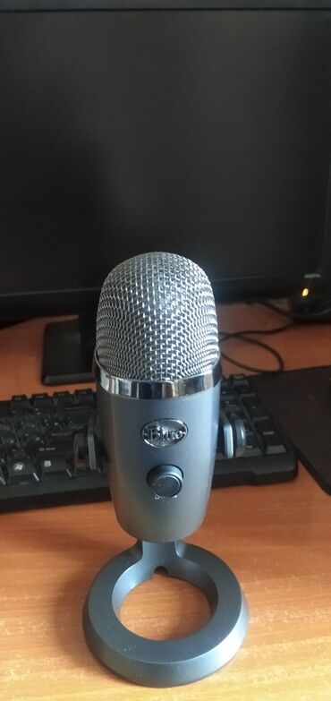 микрофон купить бишкек: Продаю микрофон Blue Yeti Nano темной - серый. Микрофон в отличном