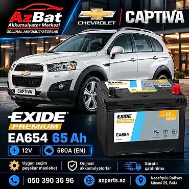 Exide, 65 ah, Orijinal, Fransa, Yeni