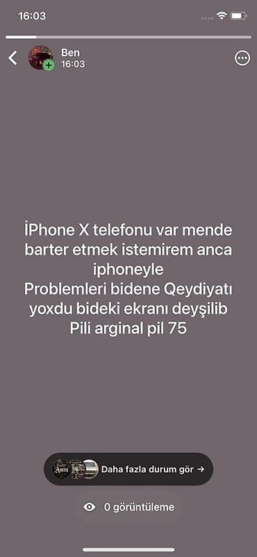 x 5: IPhone X, 64 GB — 1