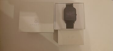 bw8 ultra smartwatch: Xiaomi Amazfit smartwatch(heç bir problemi yoxduradapter başlıqı