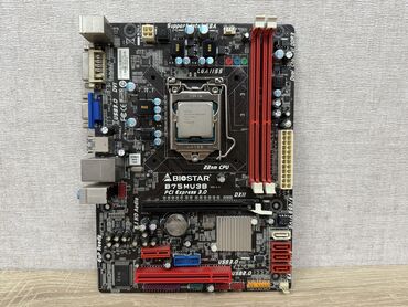 Материнские платы: Материнская плата, Б/у, Biostar, LGA1155, Micro-ATX, Для ПК