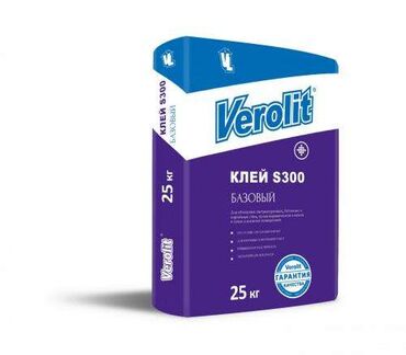 токопроводящий клей: Клей плиточный “Verolit S300 Базовый” - 25 кг Для облицовки