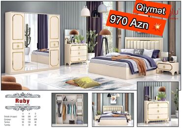 Yataq otağı dəstləri: İkinəfərlik çarpayı, Azərbaycan, Yeni -da lalafo.az — 8 Yataq otağı dəstləri: İkinəfərlik çarpayı, Azərbaycan, Yeni — 8