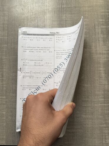 Электротранспорт: Abituriyentlər üçün riyaziyyatdan 2011-2024 bütün dim sınaq və