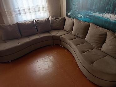 metbex kunc divan: Dalğalı formalı künc divanı - Model: modul tipli, S-şəkilli dizayn - — 3