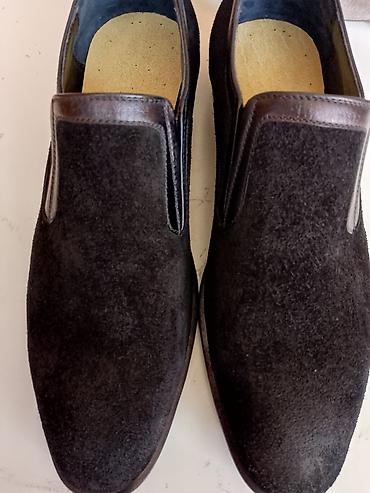 Ayaqqabılar: Kişi loafer ayaqqabısı - Material: üst hissə yumşaq süet, ağız və yan — 2