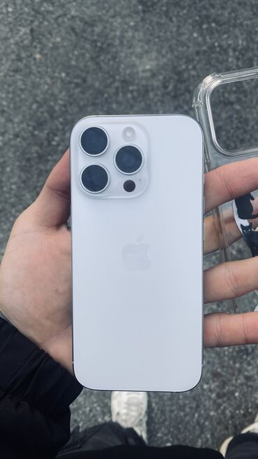 кофемашина бишкек бу: IPhone 16 Pro, Колдонулган, 256 ГБ, White Titanium, 98 %