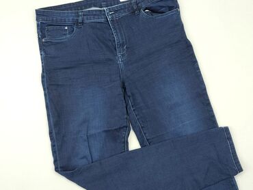 bluzki jeansowa z falbankami: Jeansy, Esmara, 2XL, stan - Dobry