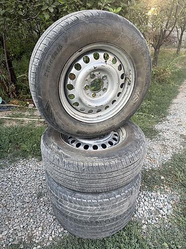 Колеса в сборе 215 / 65 / R 15, Лето, Б/у, Комплект, Легковые, Железные, отверстий - 4
