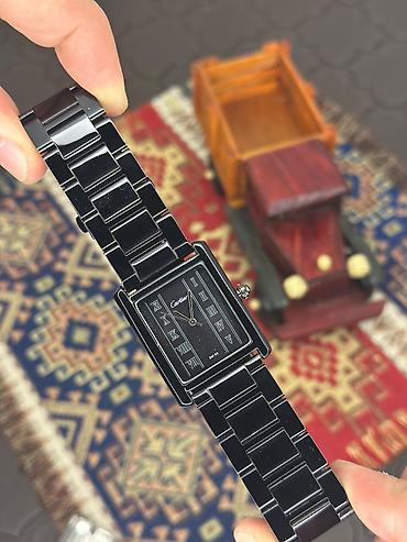 Qol saatları və aksesuarlar: Yeni, Qol saatı, Cartier, rəng - Qara — 1