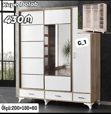 iwlenmiw dolab: Kupe Dolab – G_1 model - Ölçü: 200 × 160 × 60 sm - Qiymət: 430₼ — 1