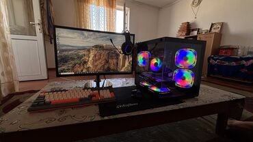 e5: Компьютер, ядролор - 10, ОЭТ 16 ГБ, Жумуш, окуу үчүн, Жаңы, AMD Radeon RX 580, HDD + SSD